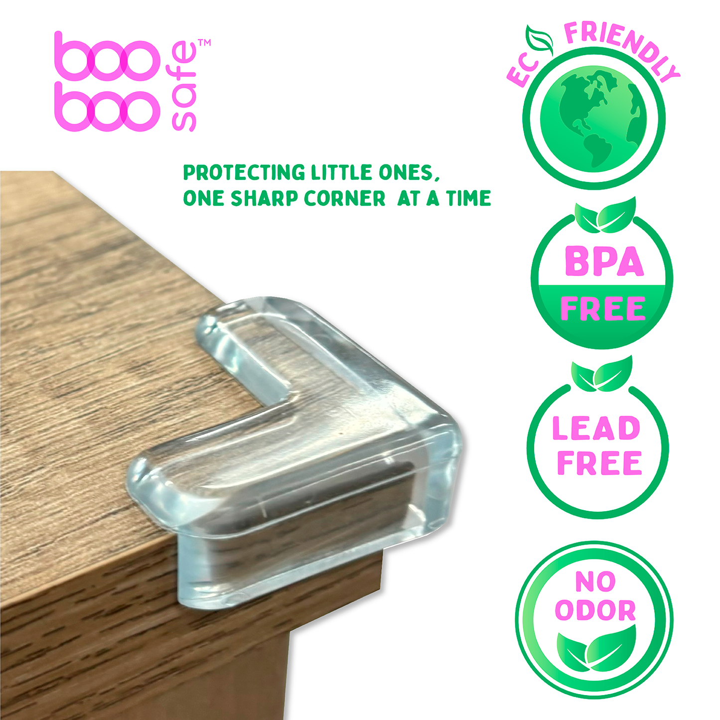 Transparent Corner Protector for Baby Safety - 12-Pack Edge Protectors, Furniture Corner Guards & Table Edge Covers - BPA-Free, Soft L-Shape Design for Baby Proofing Corners